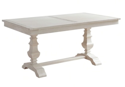 Pier1 Bradding 66" Dining Table in Rain White. Appears New - Lot 37