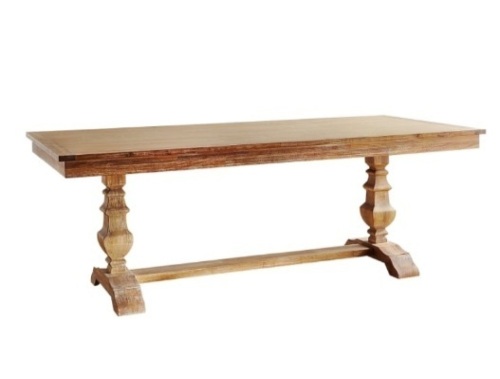 Pier1 Bradding 84" Dining Table in Natural Stone Wash. New - Lot 38