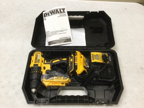 DeWalt 20-Volt Max 1/2-in Brushless Cordless Drill (Charger Included and 2-Batteries Included). Appears New - Lot 57