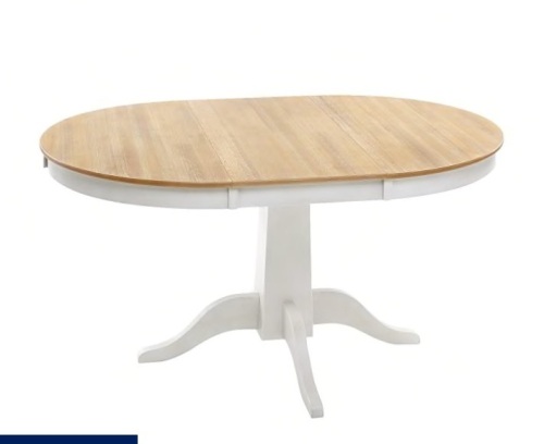 Pier1 Heritage Oval Expandable Dining Table. New - Lot 84