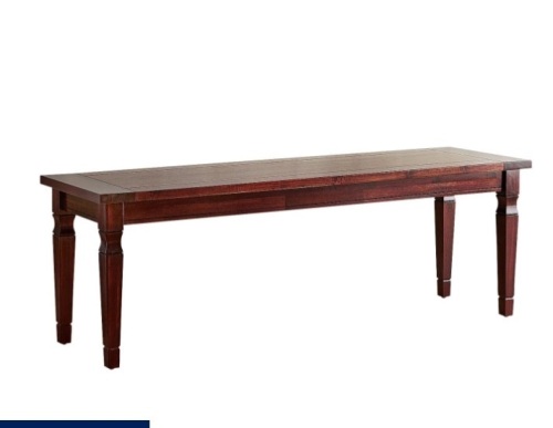 Pier1 Bradding Dining Bench in Espresso. New - Lot 85