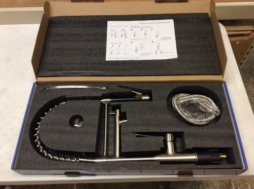 Frihome Pre-Rinse Two Spout Kitchen Bar Faucet. Appears New - Lot 103