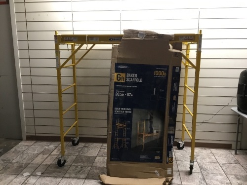 Werner Scaffold. E-Commerce Return. Missing (1) Hold Down for Top Platform.  - Lot 129