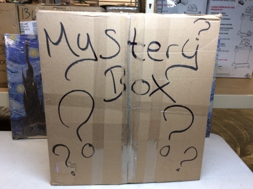?? Mystery Box. Size: 28 H x 26 W x 13 L. Weight: 59 lbs ?? - Lot 201