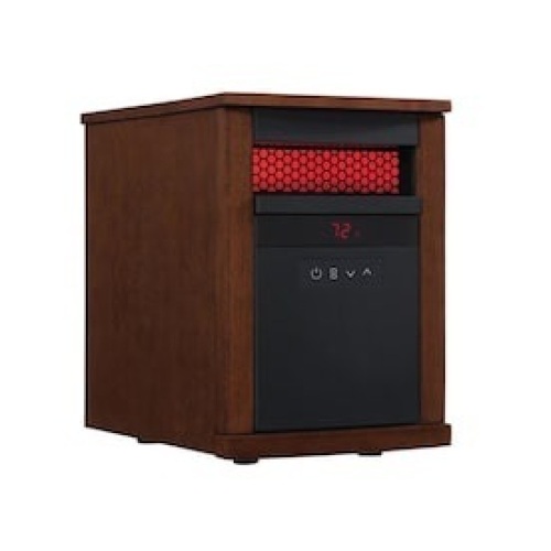 Duraflame 1500-Watt Infrared Quartz Cabinet Electric Space Heater with Remote Included. New. Tested/Works.  - Lot 310