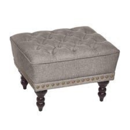 Pier1 Performance Chas Ottoman in Tweed Gray. New - Lot 322