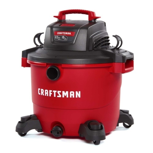 Craftsman 16 gal. Corded Wet/Dry Vacuum 12 amps 120 volt 6.5 hp. E-Commerce. Tested/Works  - Lot 420