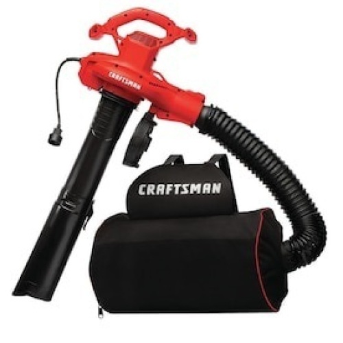 CRAFTSMAN 12-Amp 450-CFM 260-MPH Corded Electric Leaf Blower (Vacuum Kit Included). E-Commerce. Appears New  - Lot 470
