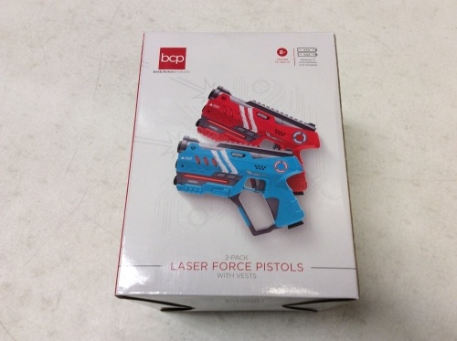 2 Pack Laser Force Pistols With Vest. Appears New - Lot 509
