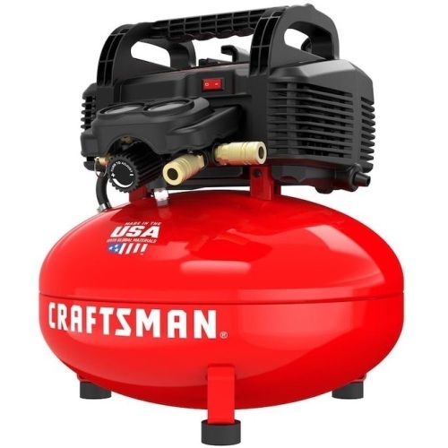 CRAFTSMAN 6-Gallon Single Stage Portable Electric Pancake Air Compressor. E-Commerce. Tested/Works - Lot 524