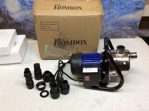Portable 1.6HP Submersible Water Sump Pump w/ Float Switch. Powers On/Not Tested Further. E-Commerce. Appears New.  - Lot 544