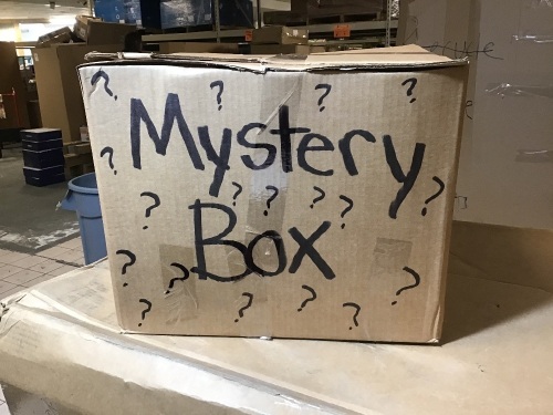 Mystery Box of Clothing. Box Size: 18.5" x 15" x 18.5". Clothes Appear New w/ Tags.  - Lot 545