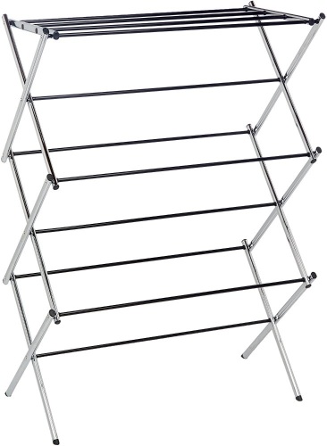 Heavy Duty Stainless Steel Laundry Drying Rack, Indoor/Outdoor, Foldable/Adjustable for Easy Storage. Appears New - Lot 634