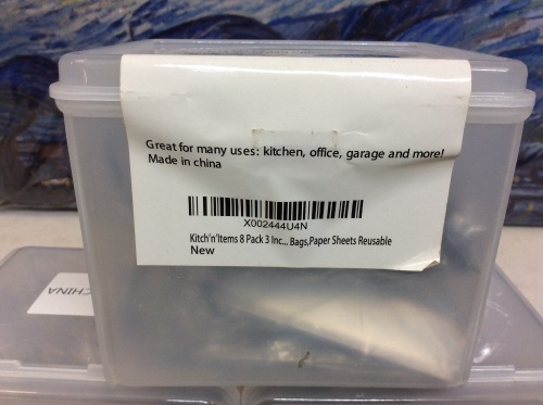 Lot of (7) Boxes, Kitch'N'Items - Stainless Steel Bag Clips. (8) Packs per box. New/Unopened - Lot 669