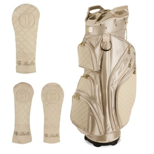 iBella Ladies Golf Cart Bag (with 3 Matching Headcovers). Appears New - Lot 710