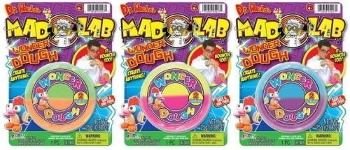 Lot of (8) Packs of Mad Lab Wonder Dough. Various Colors (See Pics) - Lot 820