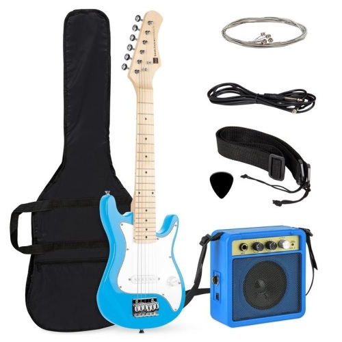 Kids Electric Guitar Beginner Starter Kit with Amplifier - 30 in.   - Lot 848
