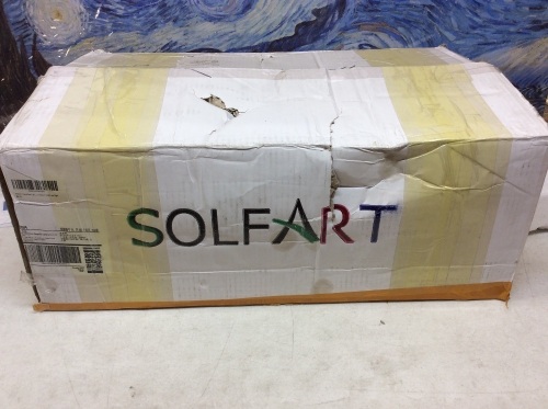 SOLFART (5) Shade Chandelier/Chair Cord Pendant Hanging Light. Brass Finish w/ Glass Shades. Appears New - Lot 849