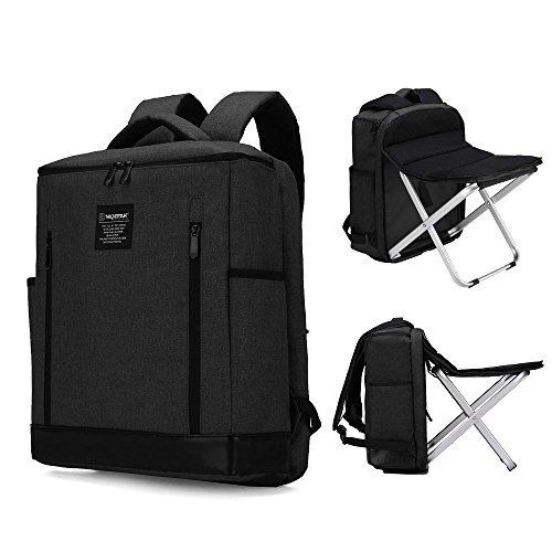 Dulcii Backpack Stool Combo Multi-Functional Large Capacity Shoulder Bag/Portable Folding Seat/Chair. Appears New  - Lot 859