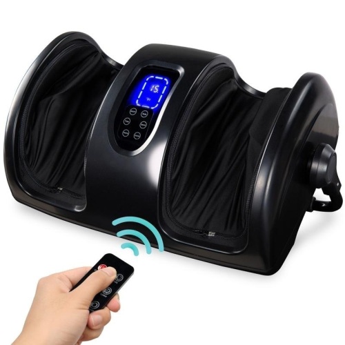 Reflexology Shiatsu Foot Massager w/ High-Intensity Rollers, Remote Control. Appears New - Lot 882