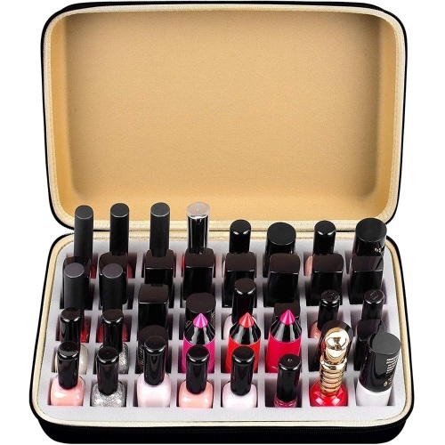 GW Zippered Nail Polish Organizer Case w/ Protective Foam Insert.  - Lot 894