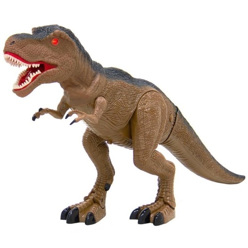 21in Walking Tyrannosaurus Rex Dinosaur Toy - Brown. Appears New - Lot 927