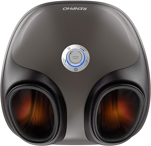 RENPHO Foot Massager with Shiatsu Tapping Heat and Compression. New - Lot 1007