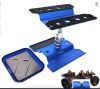 RC Car Work Stand Aluminum Repair Workstation 360 Degree Rotation Lift Lower w/Screw Tray for 1/8 1/10 1/12 1/16 Scale Traxxas TRX4 Axial Arrma Redcat Losi RC Crawler Monster Truck Buggy - Thumbnail 2