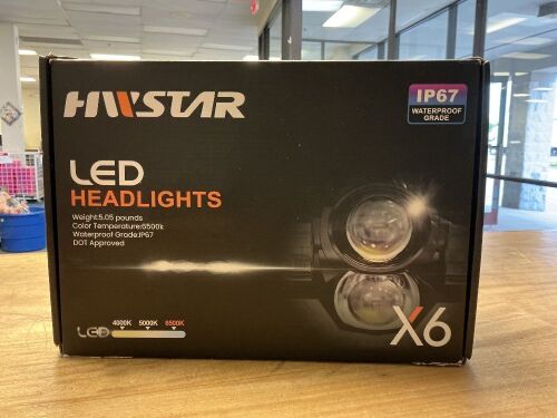 HWSTAR Pair 180W 1000% Bright H6054 5x7 7x6 Led Headlights - Lot 282