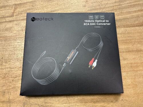 Neoteck 192kHz DAC Converter 7ft - Lot 296