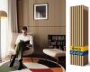 Reverbeon 4PK Acoustic Wood Slat Wall Panels, 47.2" x 12.8" Soundproof Panels - Thumbnail 1