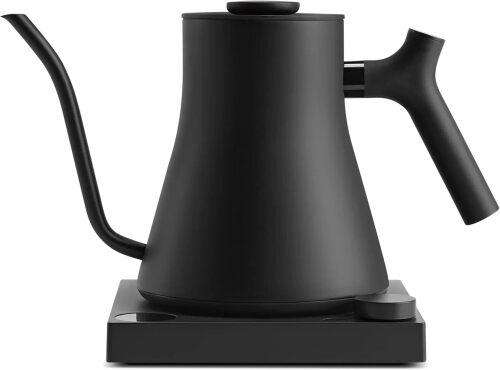 Fellow Stagg EKG Pro Electric Gooseneck Kettle – Precise Temperature Control, Quick Heating, Brew Timer, Scheduling, Stainless Steel, Pour-Over Coffee - 0.9L, Matte Black - Lot 10066