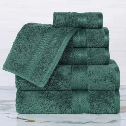 Rayon from Bamboo Ultra-Plush Towel Set – 6-Piece Heavyweight - Lot 10071