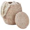 Multipurpose Hyacinth Storage Tote Basket - Thumbnail 1