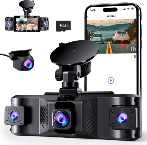 4 Channel 2.5K Dash Cam Front Rear Left Right