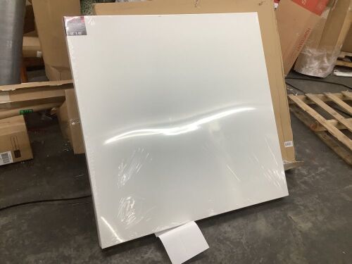 U.S. Art Supply X-Large Stretched Canvas 48x48 inch, 2 Pack - 1 Damaged