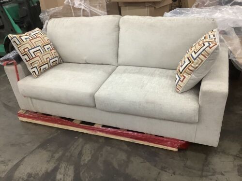 Ashley Furniture Aviemore Queen Sofa Sleeper - Light Impact Damage on Front Piece, Blemished