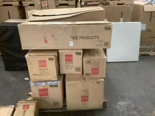 Lot of (7) Christmas Trees & (2) Tree Collars - Uninspected