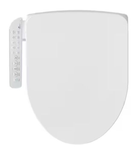 BIO BIDET HD-7000 Electric Bidet Seat for Elongated Toilets in White with Fusion Heating Technology