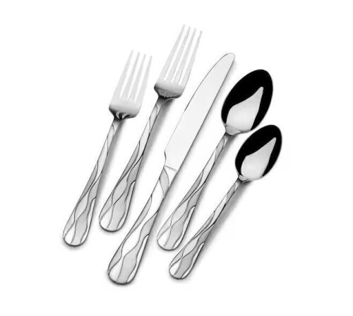 International Silver Santorini Frost 20-pc Flatware Set, Service for 4, Stainless Steel