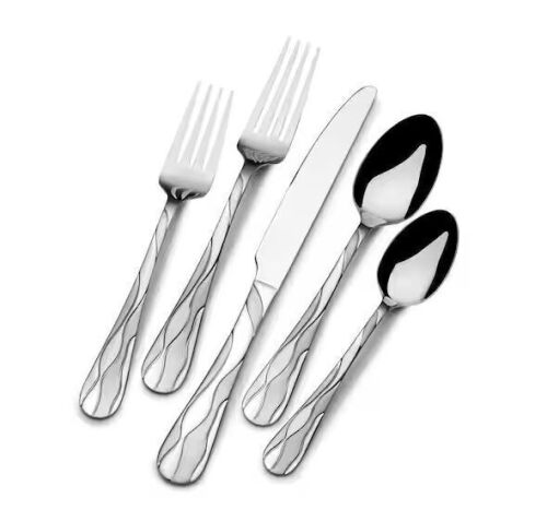 International Silver Santorini Frost 20-pc Flatware Set, Service for 4, Stainless Steel