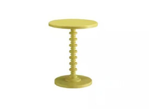 Acme Furniture Acton Yellow Side Table