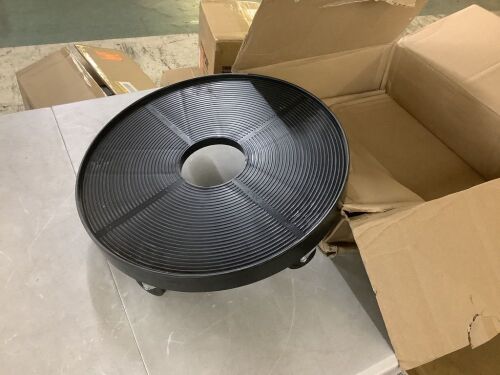 Devault Enterprises 16 in. Plant Dolly/Caddy Black