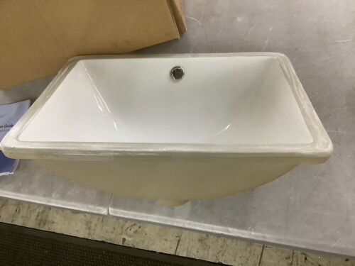 Eridanus Denbigh Vitreous China 18 in. x 13 in . Undermount Bathroom Sink in Crisp White with Overflow