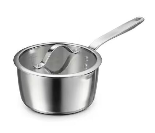 Tramontina Tempo 3 qt. Tri-Ply Base Stainless Steel Covered Saucepan