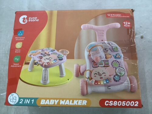 Cute Stone 2 in 1 Baby Walker