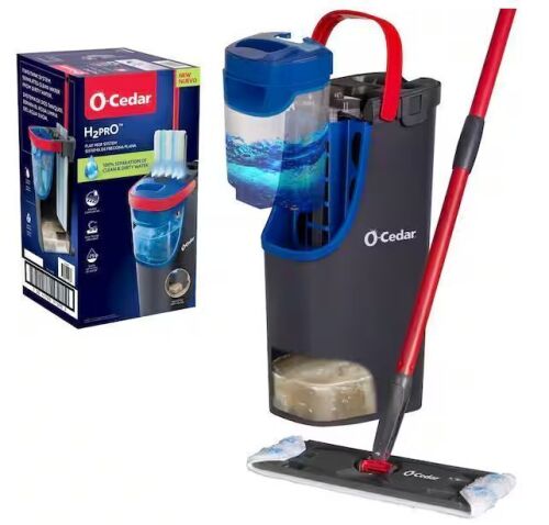 O-Cedar H2prO Microfiber Flat Mop System