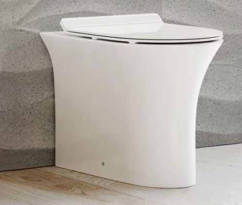 Swiss Madison Cascade Elongated Toilet Bowl Only in Glossy White