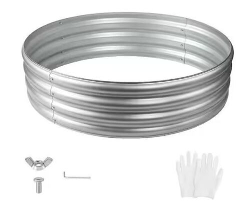 60 in. D x 12 in. H Round Galvanized Steel Fire Pit