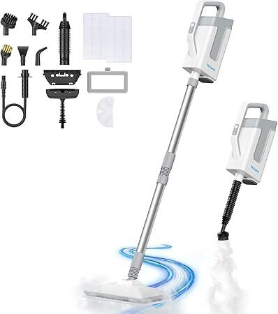Steam Cleaner for Home with 23FT Power Cord 3 Steam Modes Detachable Steam Mops for Floor Cleaning Multipurpose Steamer for Walls, sofas, Furniture Carpets, Windows